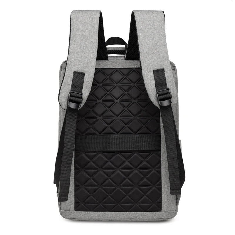 Waterproof Laptop Backpack with USB Charging Port, 15.6 Inch
