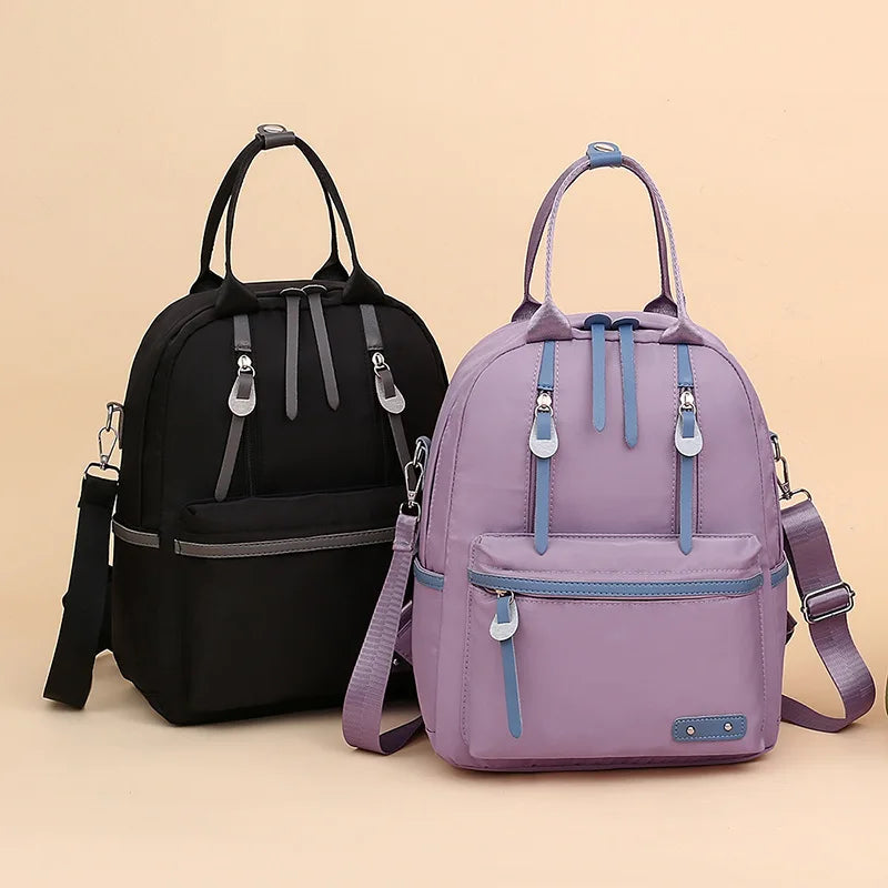 Women's Lightweight Oxford Cloth Backpack Student Schoolbag