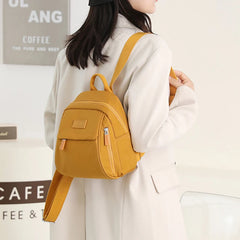 Women's Mini Backpack Waterproof Nylon Small Shopping Backpack