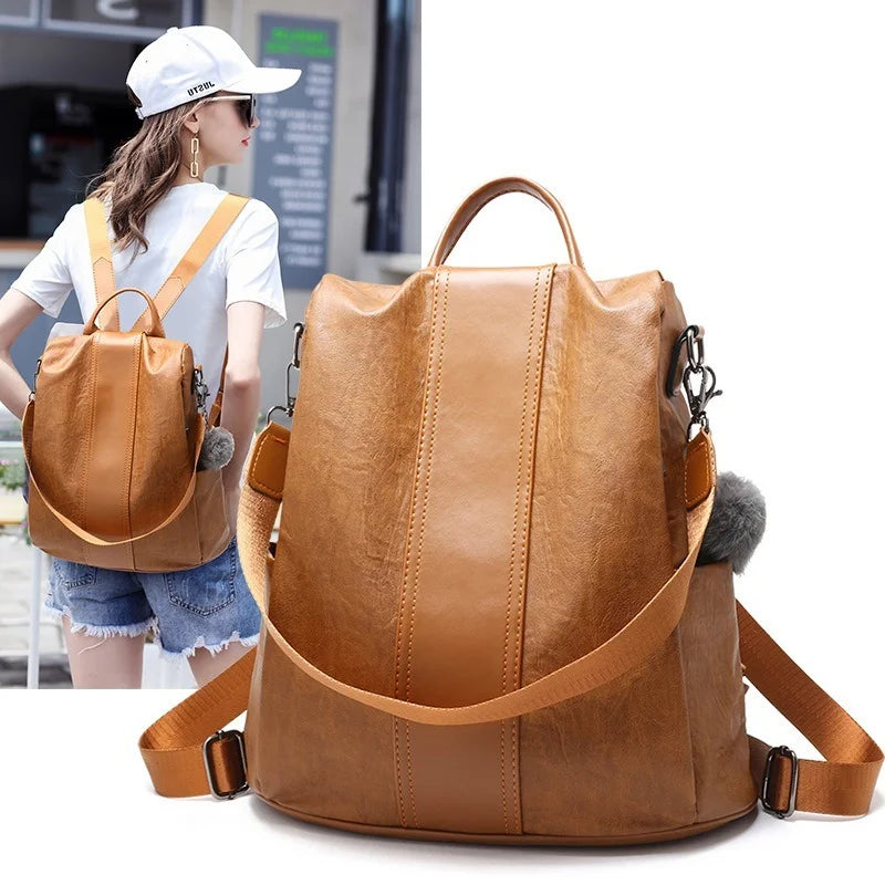 Anti-theft Backpack Waterproof Shoulder Bag For Girls
