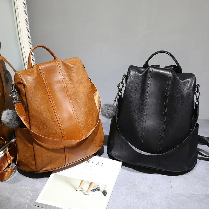 Anti-theft Backpack Waterproof Shoulder Bag For Girls