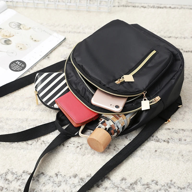 Women Leisure Back Pack Ladies Knapsack Casual Travel Bags For School