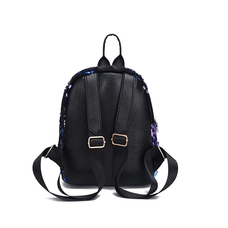 Sequin Women's Backpack Shoulder Sac A Dos Ladies Back Pack
