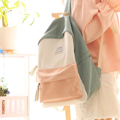 College Student School Bag for Ladies Teenage Boy Girls