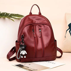 Waterproof Leather Shoulder Bag for Men and Women