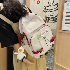 Waterproof Candy Colors Backpack for Teenage Girls