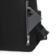 Women's Oxford Cloth Canvas Backpack - Travel Small Bag