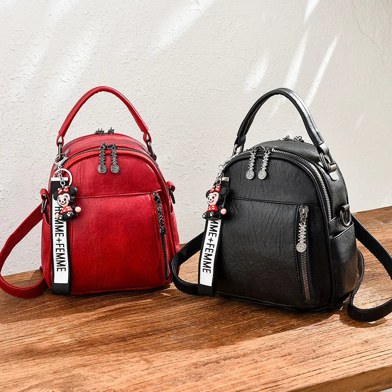 Backpack Women's Ins Multi-functional College Style Messenger Bag