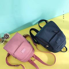 Women's Mini Backpack Waterproof Nylon Small Shopping Backpack Teen Girl