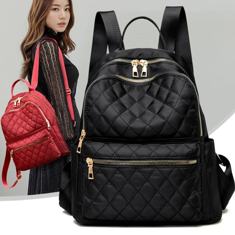 Nylon Travel Backpacks Purse Shoulder Bag Small Casual Daypack for Girls