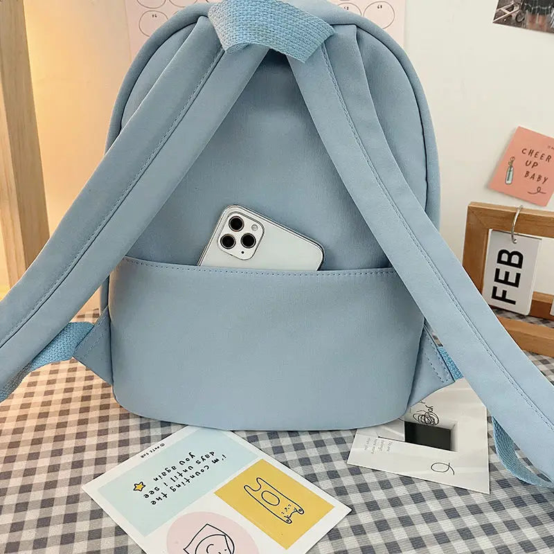 Harajuku High Street All-match School Zipper Backpack Women