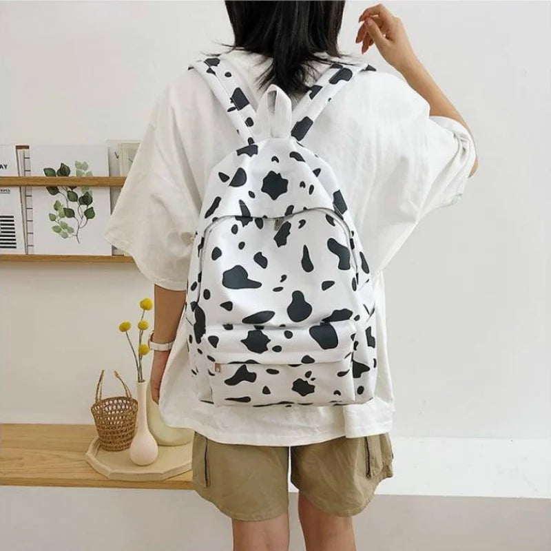 Large-capacity Camo Backpack Women Oxford Street Wear Bag