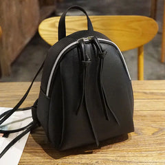 Women Patchwork Tassel Backpack Girls Sweet Travel Bag