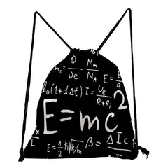 Chemistry Drawstring Backpack School Travel Bag
