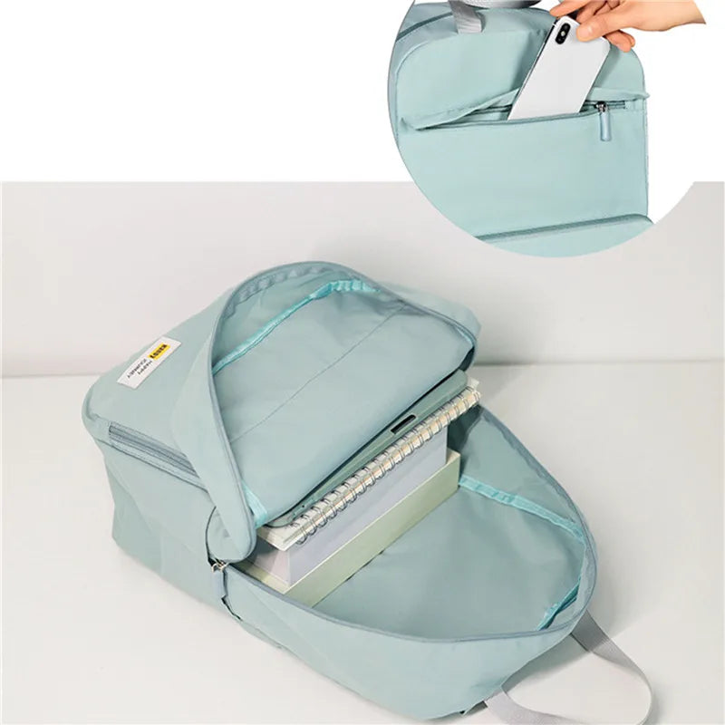 Women College School Bag 17.5?? /15.6?? Laptop Backpack USB Port