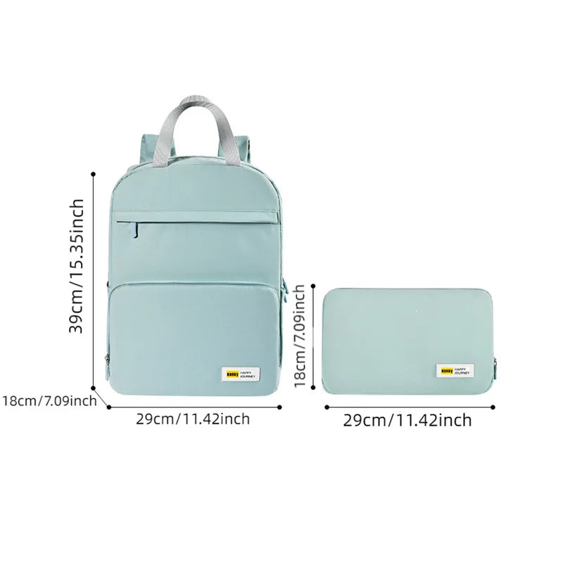 Women College School Bag 17.5?? /15.6?? Laptop Backpack USB Port