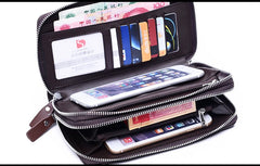 Badenroo Leather Men Wallets Purse Casual Clutch Coins Wallet Mobile Phone bag