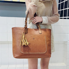 Women Leather Handbag Brief Shoulder Bags Tote Bags Bolsos