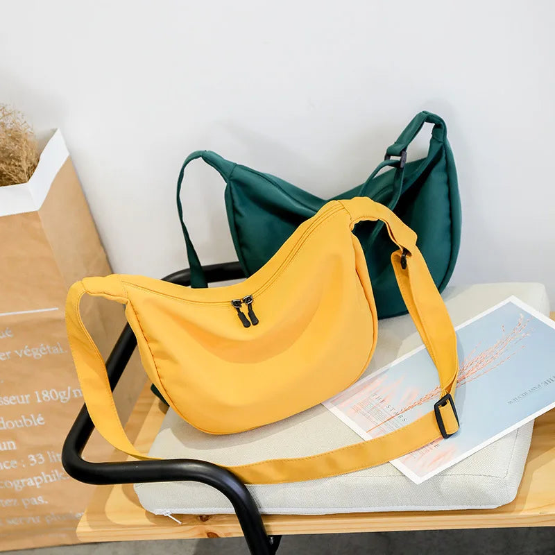 Large Canvas Shoulder Bag for Women - High Capacity