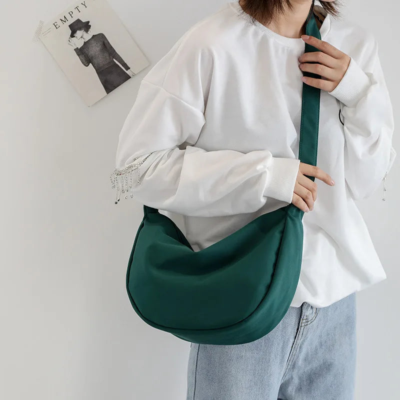 Large Canvas Shoulder Bag for Women - High Capacity
