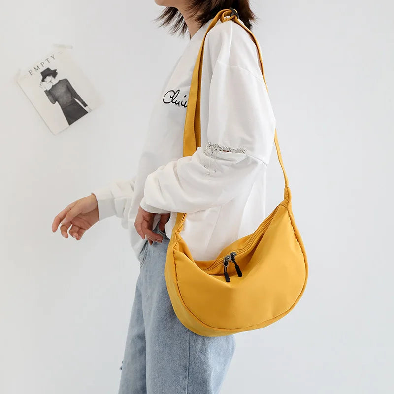 Large Canvas Shoulder Bag for Women - High Capacity