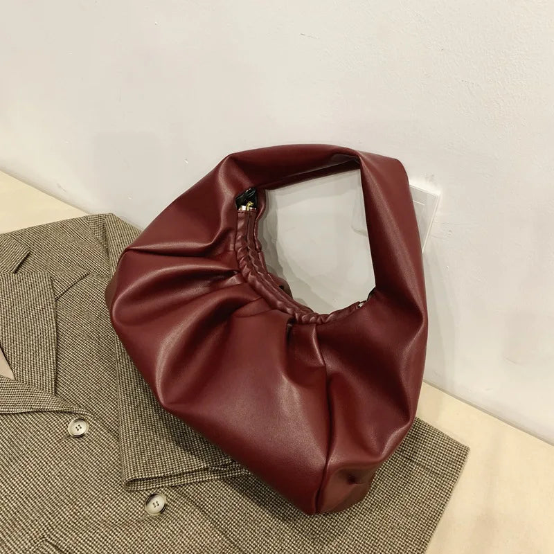 Soft Leather Crossbody Bag for Women Cloud Bag