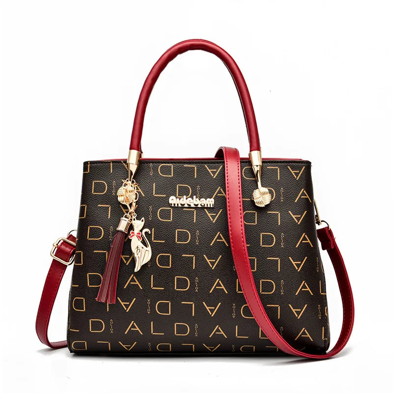 Large-capacity Letter Shoulder Bag for Women