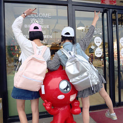 Lady PU Backpack Girl Travel Bag School Campus Bag