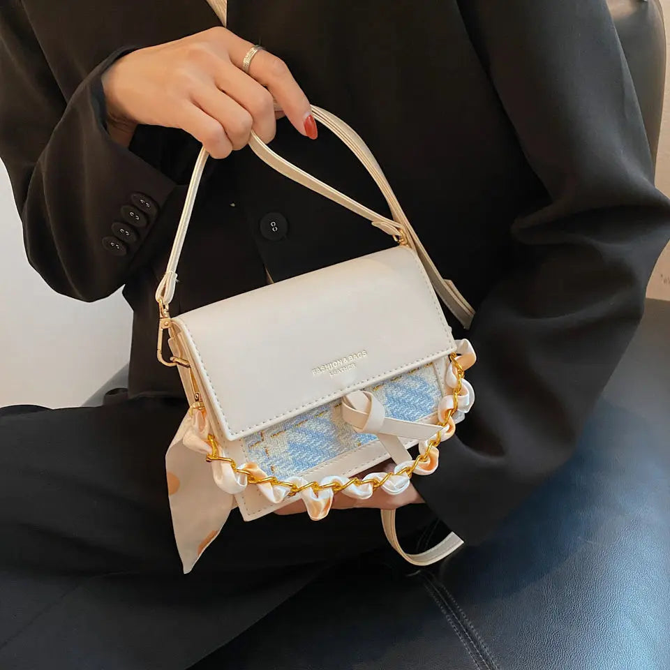 Women's One-shoulder Messenger Bag Student Ins Square Bag