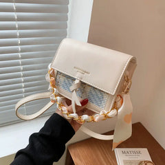 Women's One-shoulder Messenger Bag Student Ins Square Bag