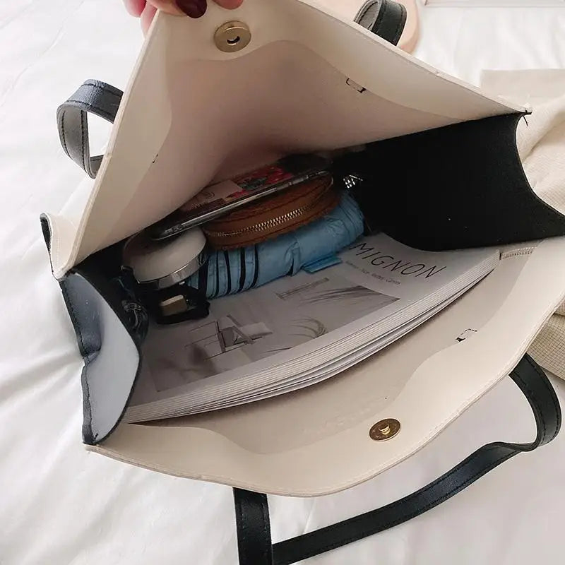 High-End Foreign Style Women's Tote Handbag