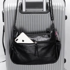 Women's Crossbody Messenger Bag Soft PU Leather Shoulder Bag
