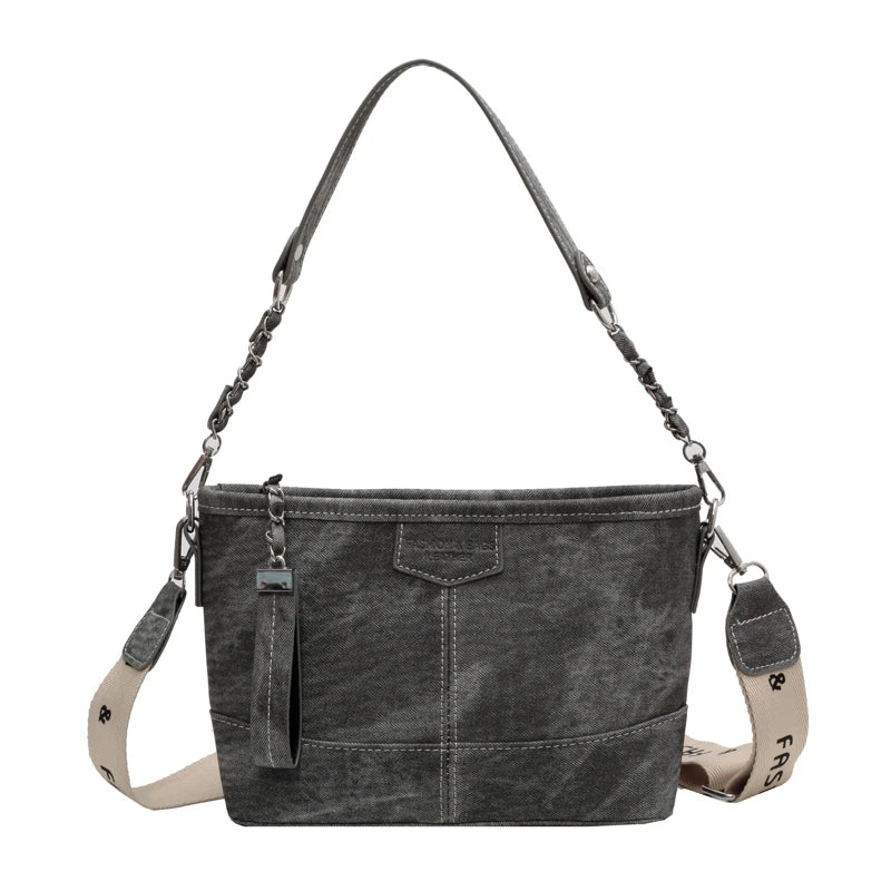 Denim Crossbody Bag for Women Shoulder Handbag Totes
