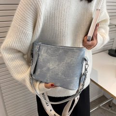 Denim Crossbody Bag for Women Shoulder Handbag Totes