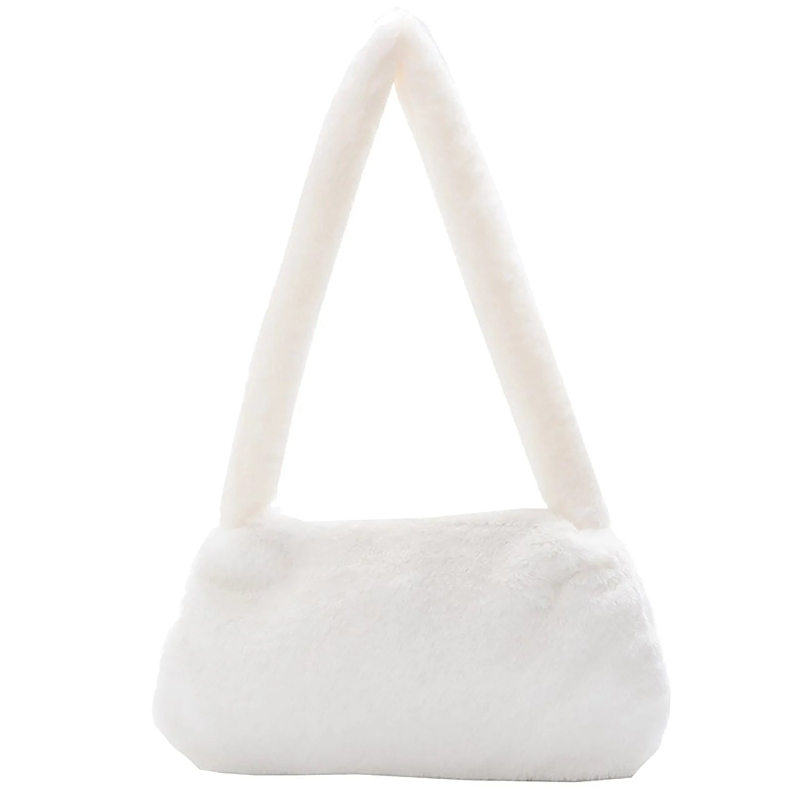 Furry Shoulder Bag Portable Underarm Messenger Handbag