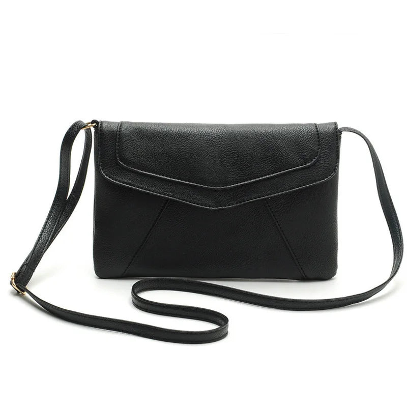 Vintage Leather Handbags Ladies Party Famous Crossbody Shoulder Bags