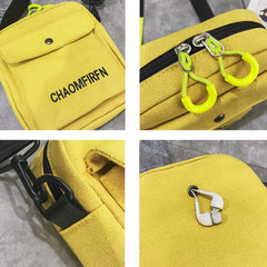 Canvas Crossbody Bags Zipper Handbags Shoulder Purse