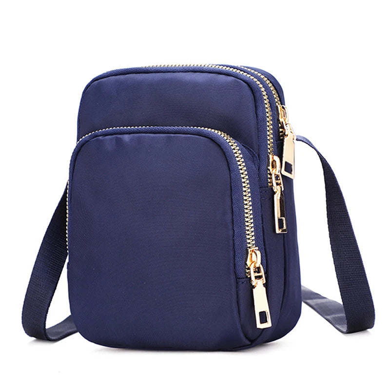 Women's Zipper Crossbody Bag with Shoulder Strap