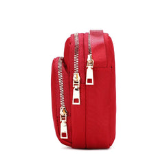 Women's Zipper Crossbody Bag with Shoulder Strap