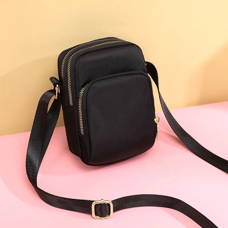 Women's Zipper Crossbody Bag with Shoulder Strap