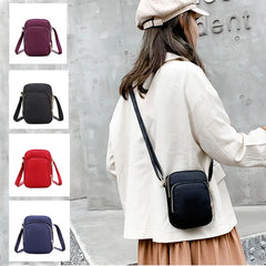 Women's Zipper Crossbody Bag with Shoulder Strap