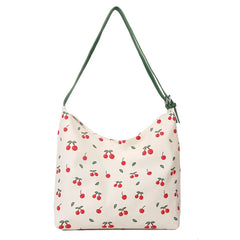 Versatile Canvas Fashion Shoulder Bag Large Capacity Shopping Bag