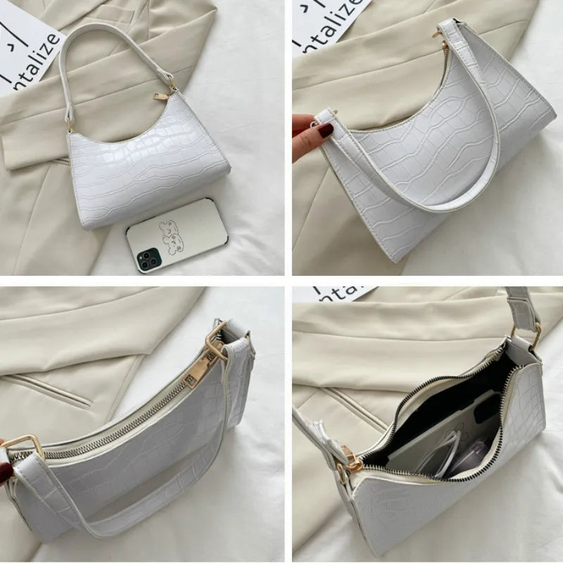 Casual Women's Totes Shoulder Bag PU Leather Chain Handbags