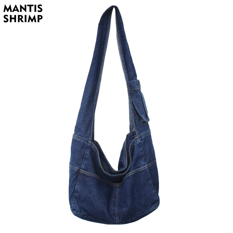 Denim Women's Crossbody Bag High Quality Messenger Shoulder Bag