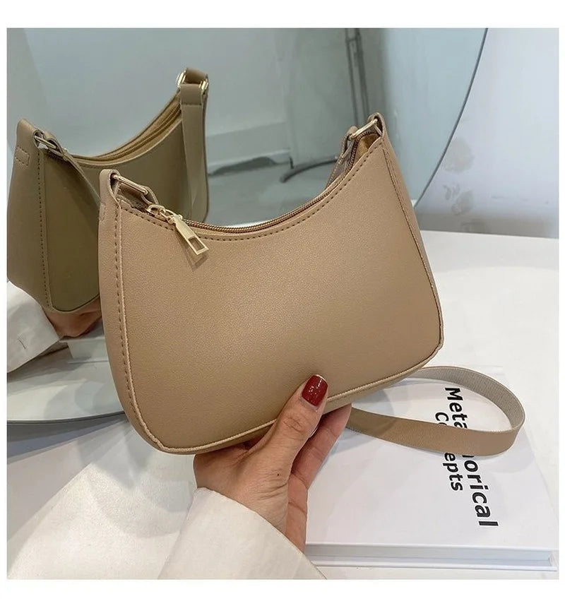 Women's Small Square Shoulder Bag Armpit Tote Bag Mochilas