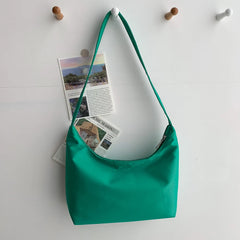 Women's Casual Nylon Shoulder Bag Zipper Tote Handbag