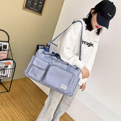 Oxford Crossbody Bag Travel Luggage for Men Women Q58