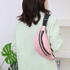 Women's Oxford Fanny Pack Waist Bag Crossbody Chest Bag Handbag