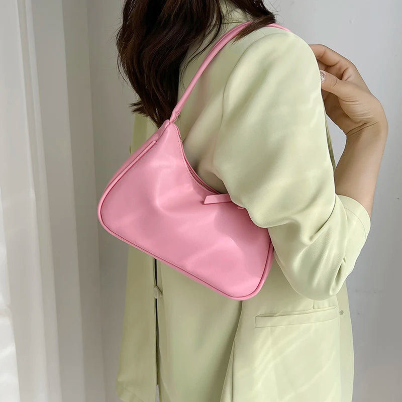 Spring Pu Leather Women Bag Handbag Purse Ladys Single Shoulder Bags Clutch