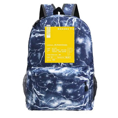 Banana Fish Anime Women Backpack Waterproof School Bagpack